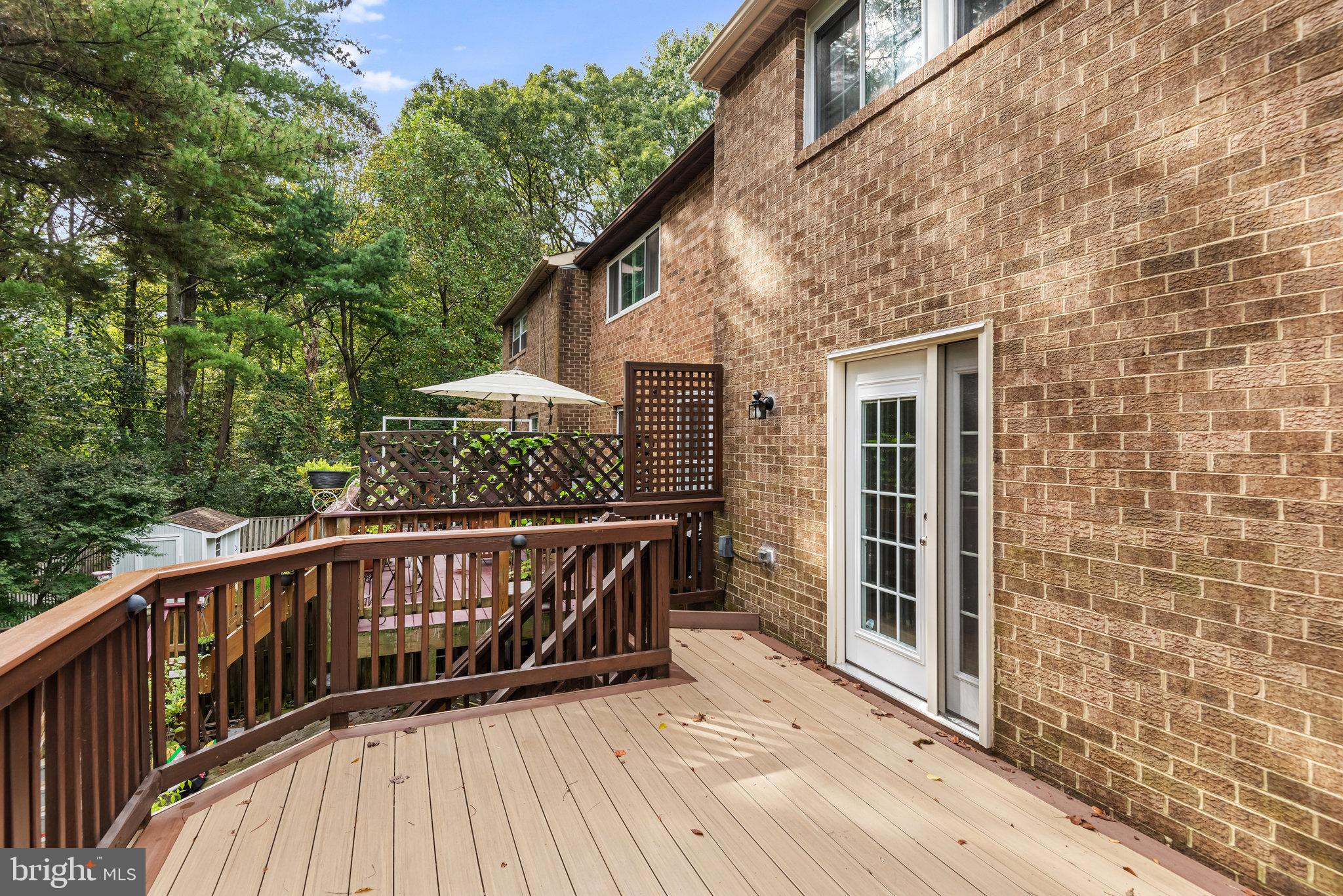 5825 High Bluff Court Burke, VA 22015 - Photo 41 of 52 a view of wooden deck