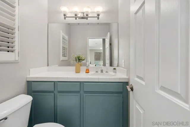 a bathroom with a sink and a toilet