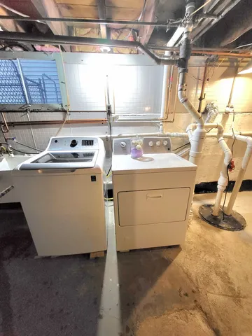 a view of a room with storage and utility