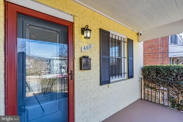 a view of front door