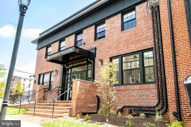 a view of front door of house