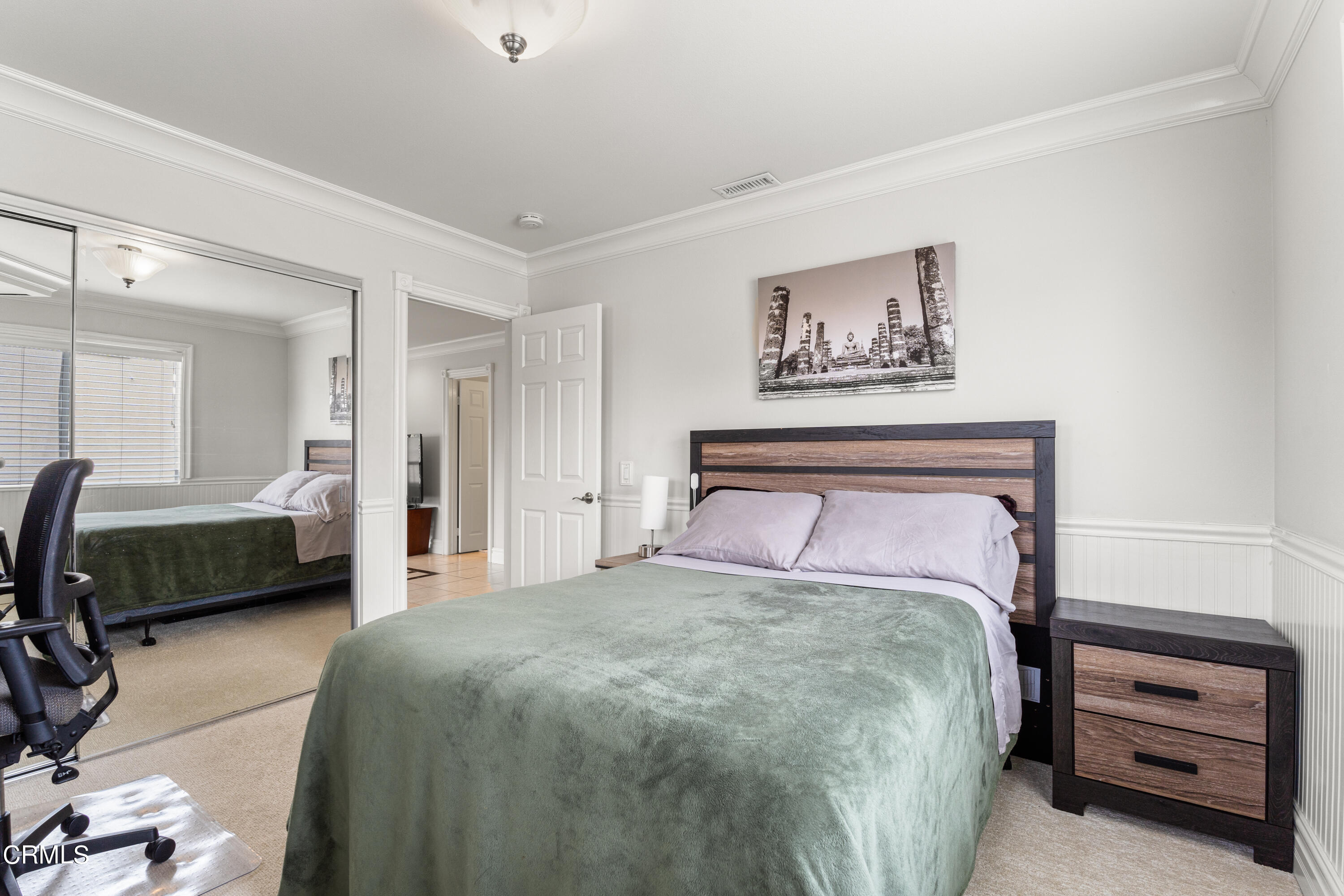 1555 Corte Olivas Camarillo, CA 93012 - Photo 28 of 45 a bedroom with a bed and a view of bedroom