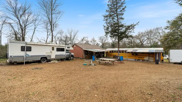 a view of a house with a patio