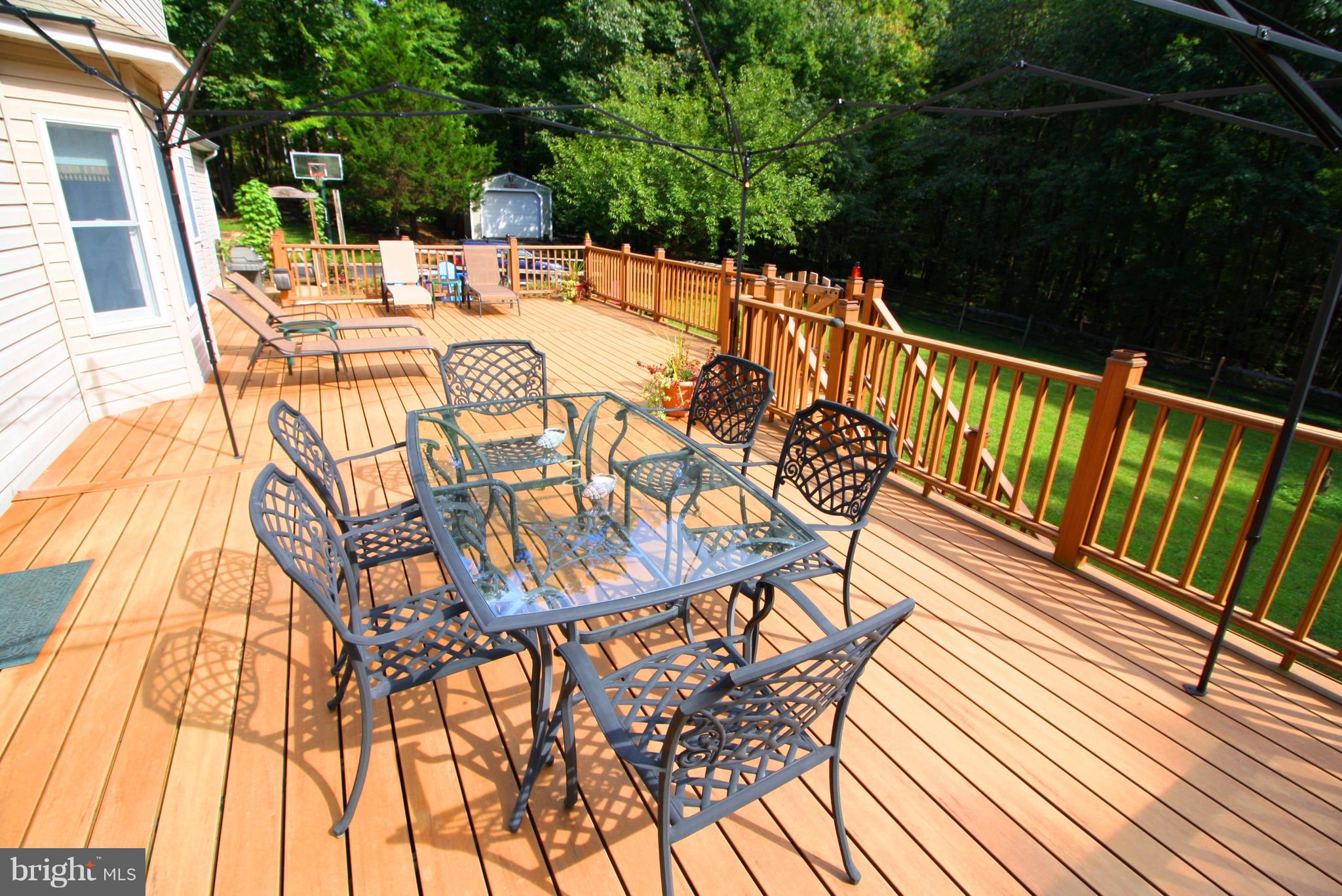 1155 Quarry Road Pylesville, MD 21132 - Photo 10 of 35 Lrg 40x20 Composite Deck overlooking Woods