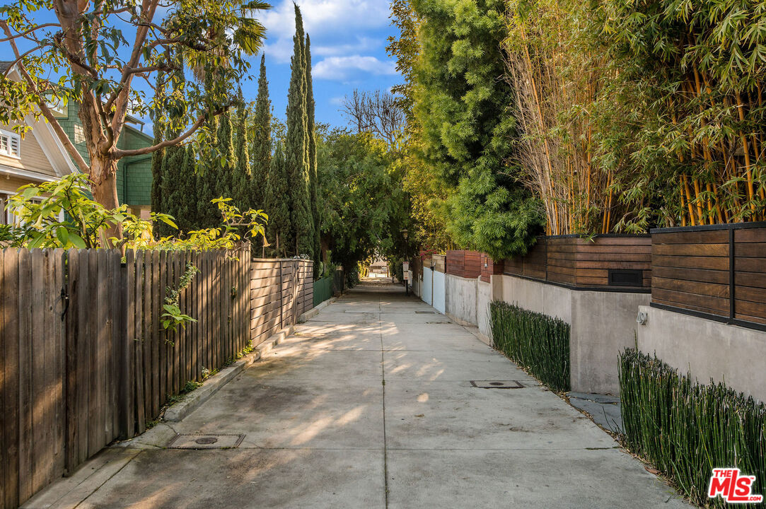51 Ozone Avenue Venice, CA 90291 - Photo 3 of 11 a view of a pathway of a wrought fence