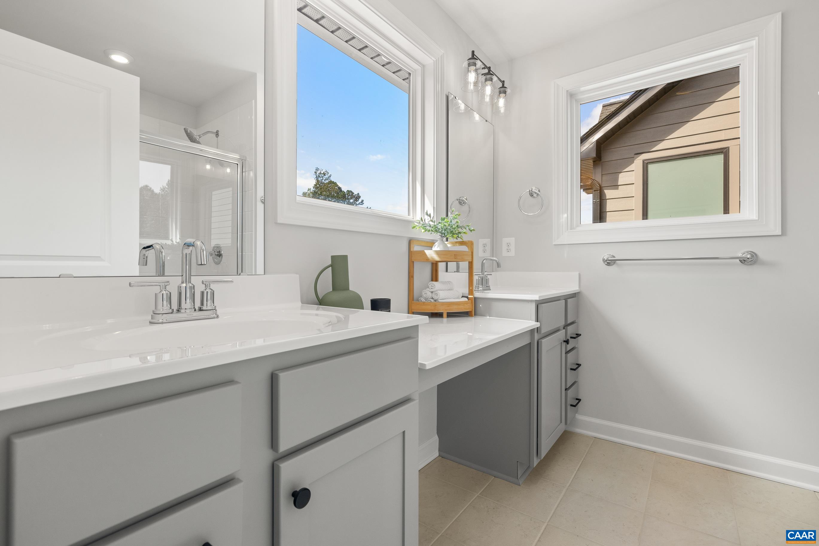 3207 Horizon Road Charlottesville, VA 22902 - Photo 25 of 37 a bathroom with a sink and a mirror