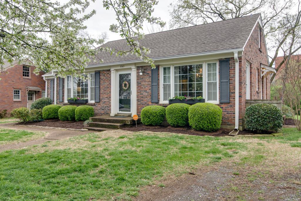 5561 Knob Road Nashville, TN 37209 - Photo 3 of 26 a view of a house with a yard and plants