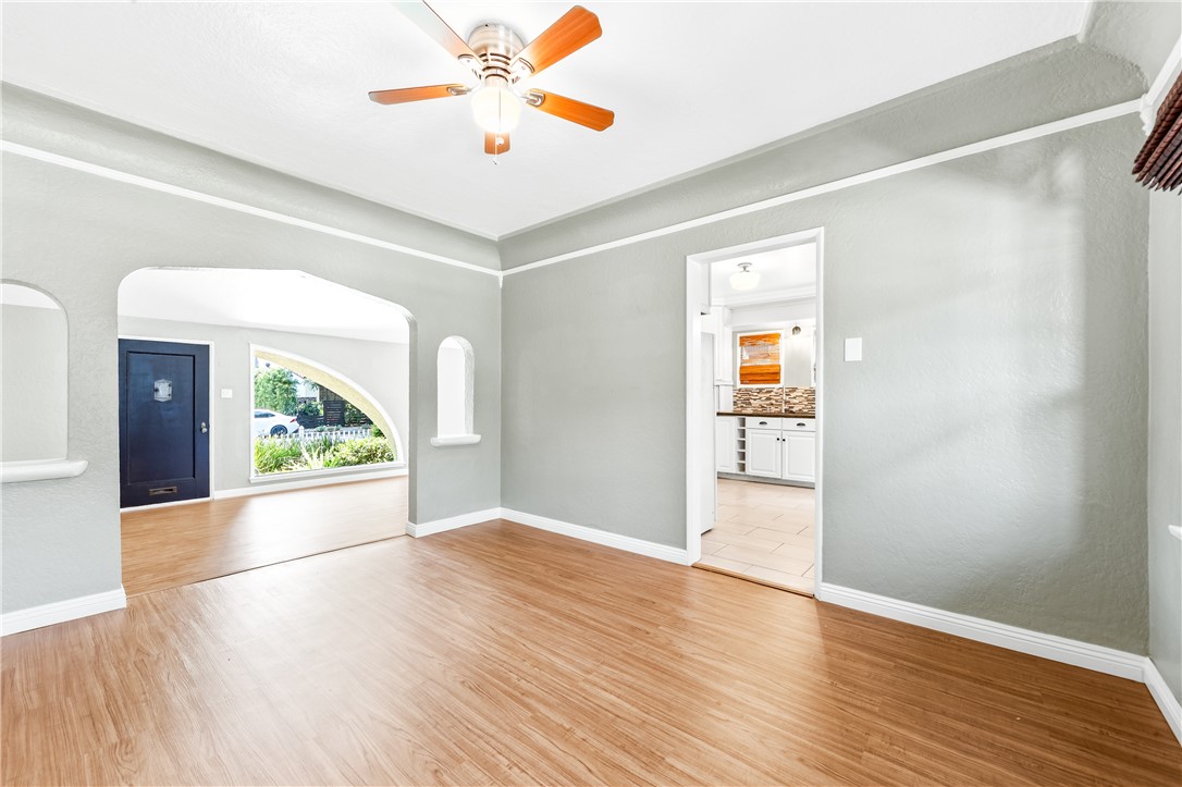 2109 Chestnut Avenue Long Beach, CA 90806 - Photo 10 of 32 wooden floor in an empty room with a window