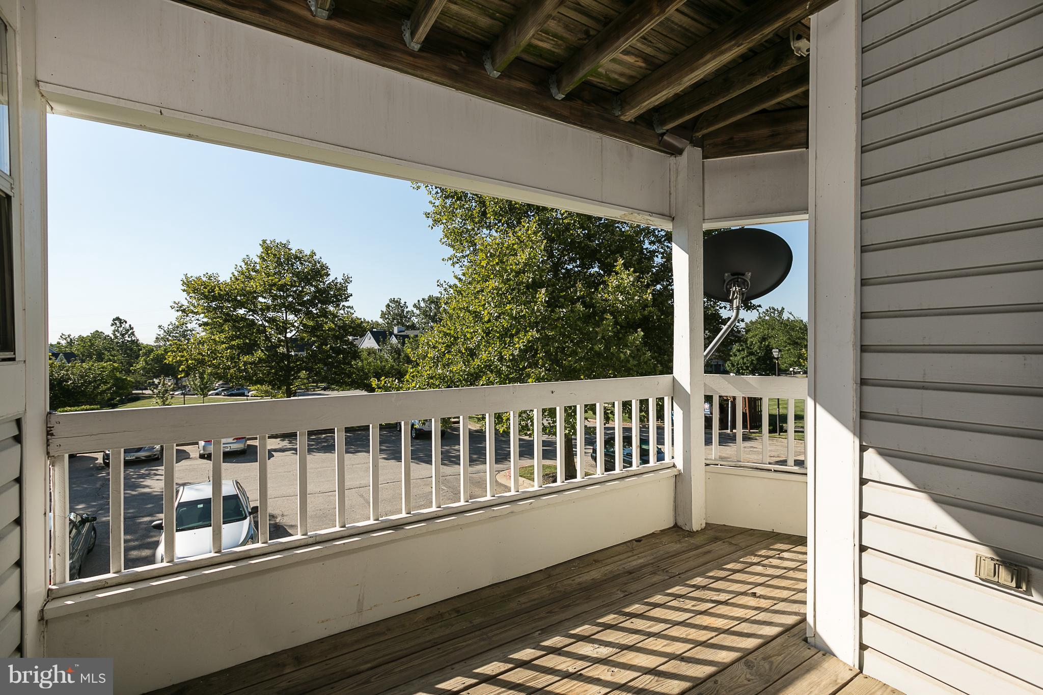 8390 Montgomery Run Road, Unit D Ellicott City, MD 21043 - Photo 9 of 19 Spacious balcony