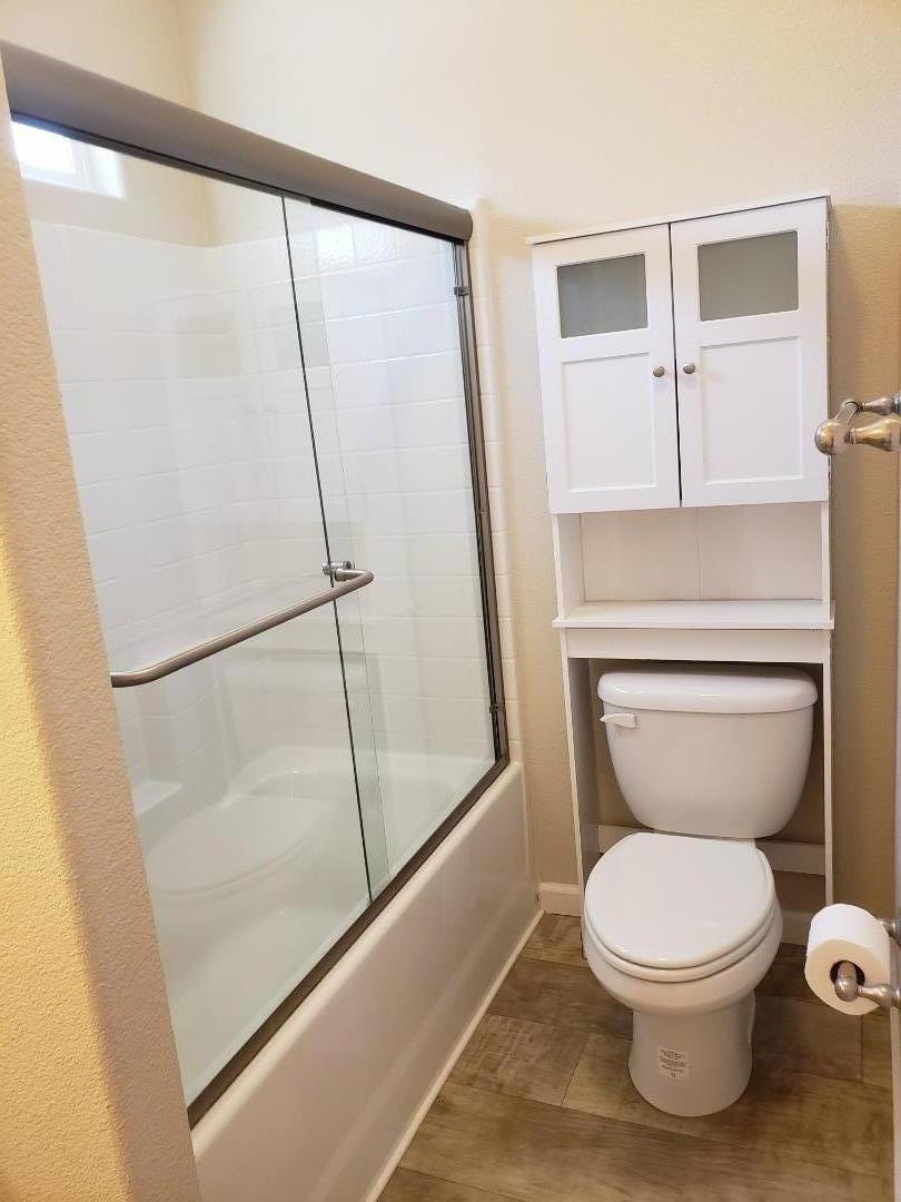 440 Moffett Boulevard, Unit 84 Mountain View, CA 94043 - Photo 30 of 38 a white toilet sitting next to a bathroom