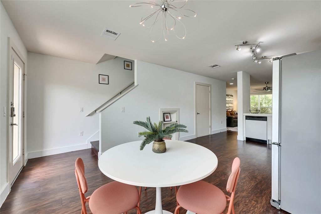 1101 Grove Boulevard, Unit 608 Austin, TX 78741 - Photo 7 of 17 a dining room with furniture and window