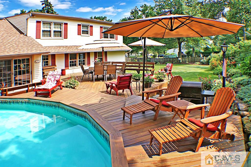 10 Overbrook Road Somerset, NJ 08873 - Photo 23 of 26 a view of outdoor space yard deck patio and outdoor seating