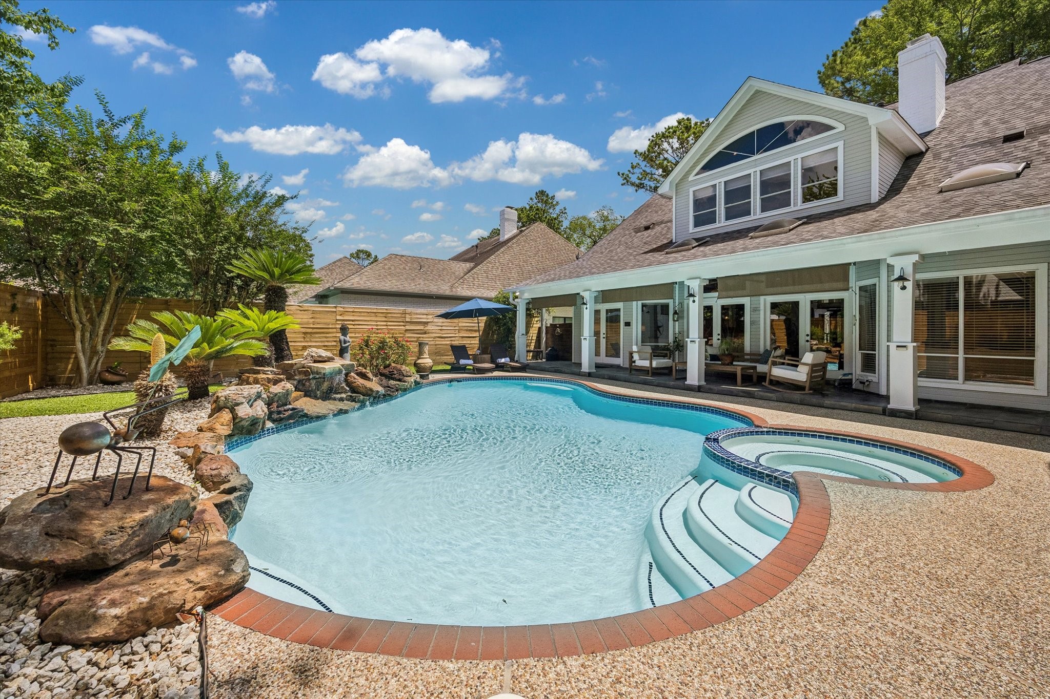 146 Golden Shadow Circle Spring, TX 77381 - Photo 36 of 41 Another perspective of the stunning rear elevation of the property!
