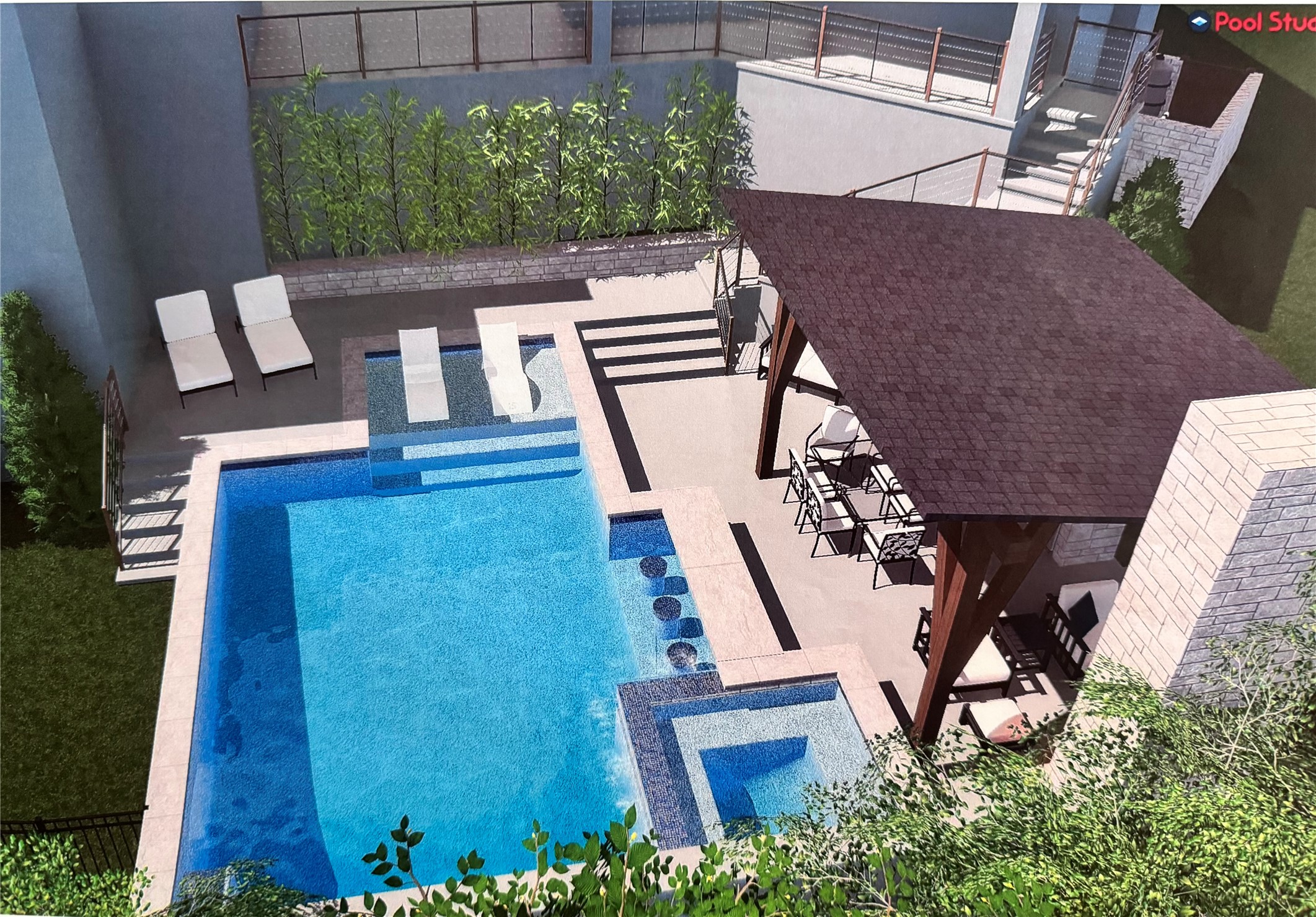 104 Lodestone Cove Austin, TX 78738 - Photo 38 of 40 Pool Renderings designed by: Cody Pools