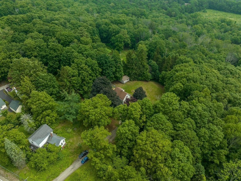 4 Walnut Street Brookfield, MA 01506 - Photo 32 of 33 an aerial view of residential house with outdoor space and trees all around