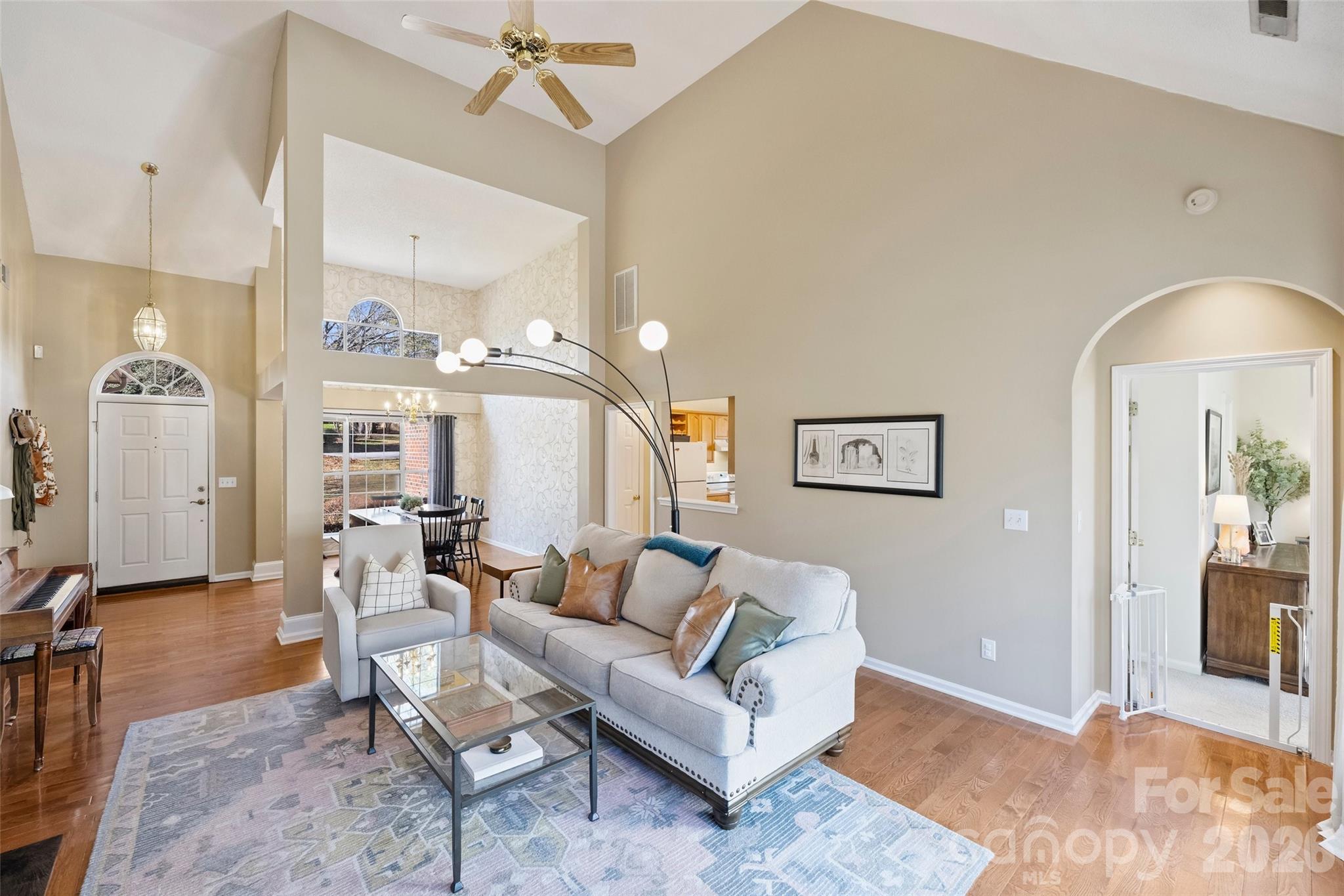 15346 Yarmouth Road Mint Hill, NC 28227 - Photo 12 of 43 a living room with furniture and wooden floor