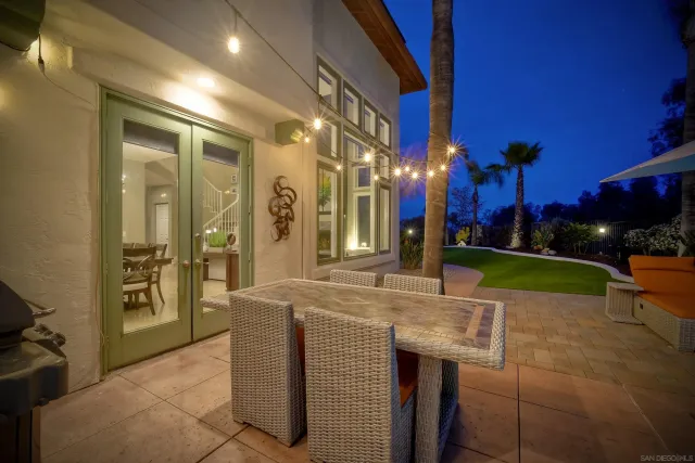a view of a lobby with furniture and garden