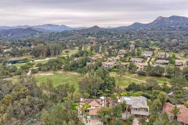 a view of city and mountain