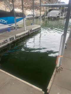 a view of boat floating on water
