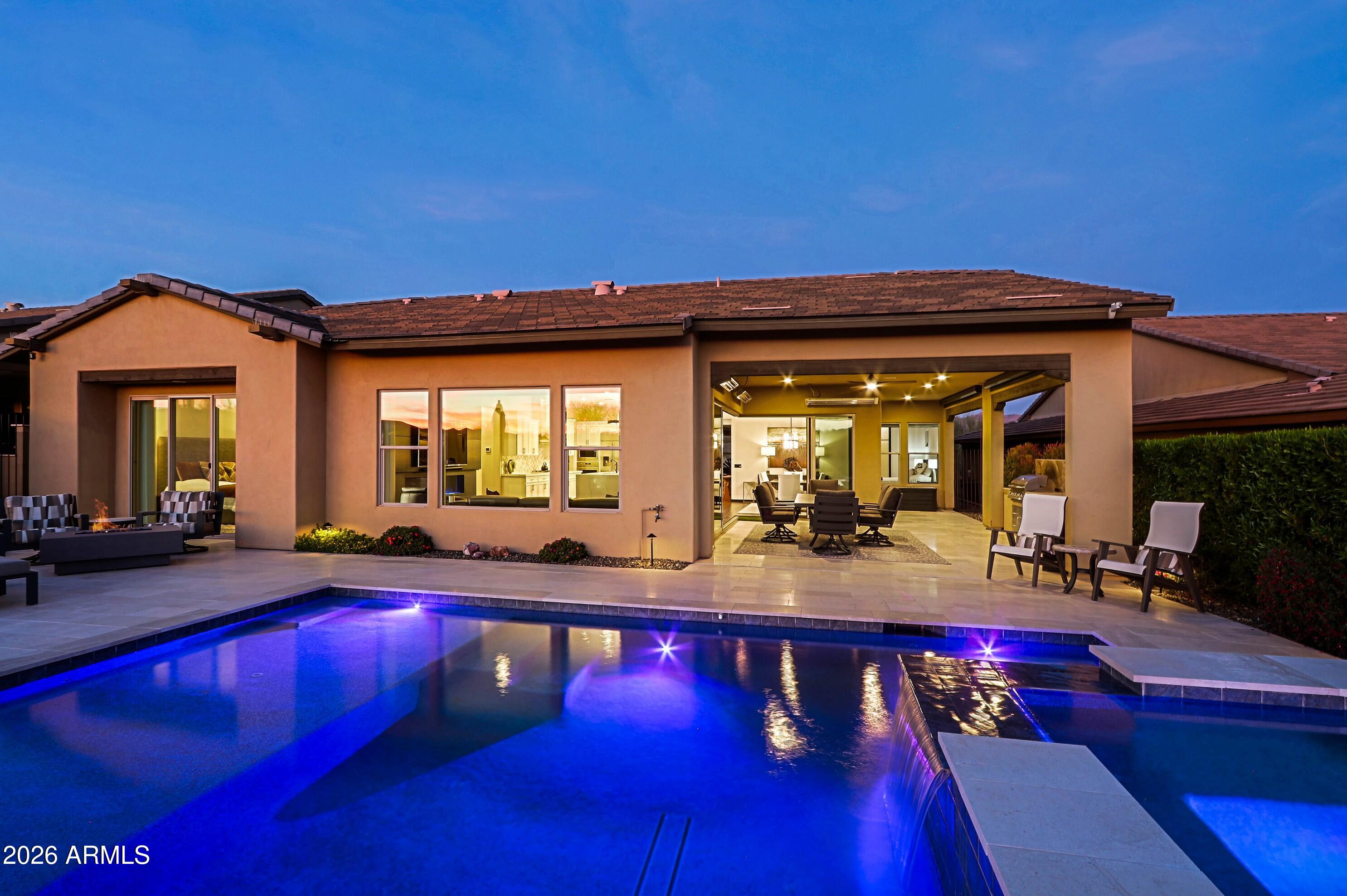 17623 East Fort Verde Road Rio Verde, AZ 85263 - Photo 22 of 57 a view of swimming pool with outdoor seating