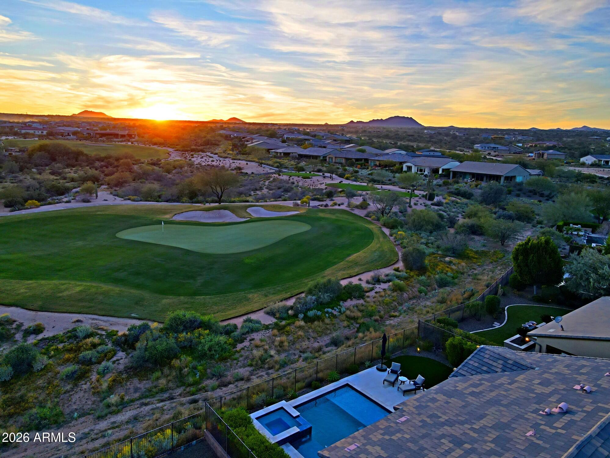 17623 East Fort Verde Road Rio Verde, AZ 85263 - Photo 51 of 57 a view of a lush green hillside and houses