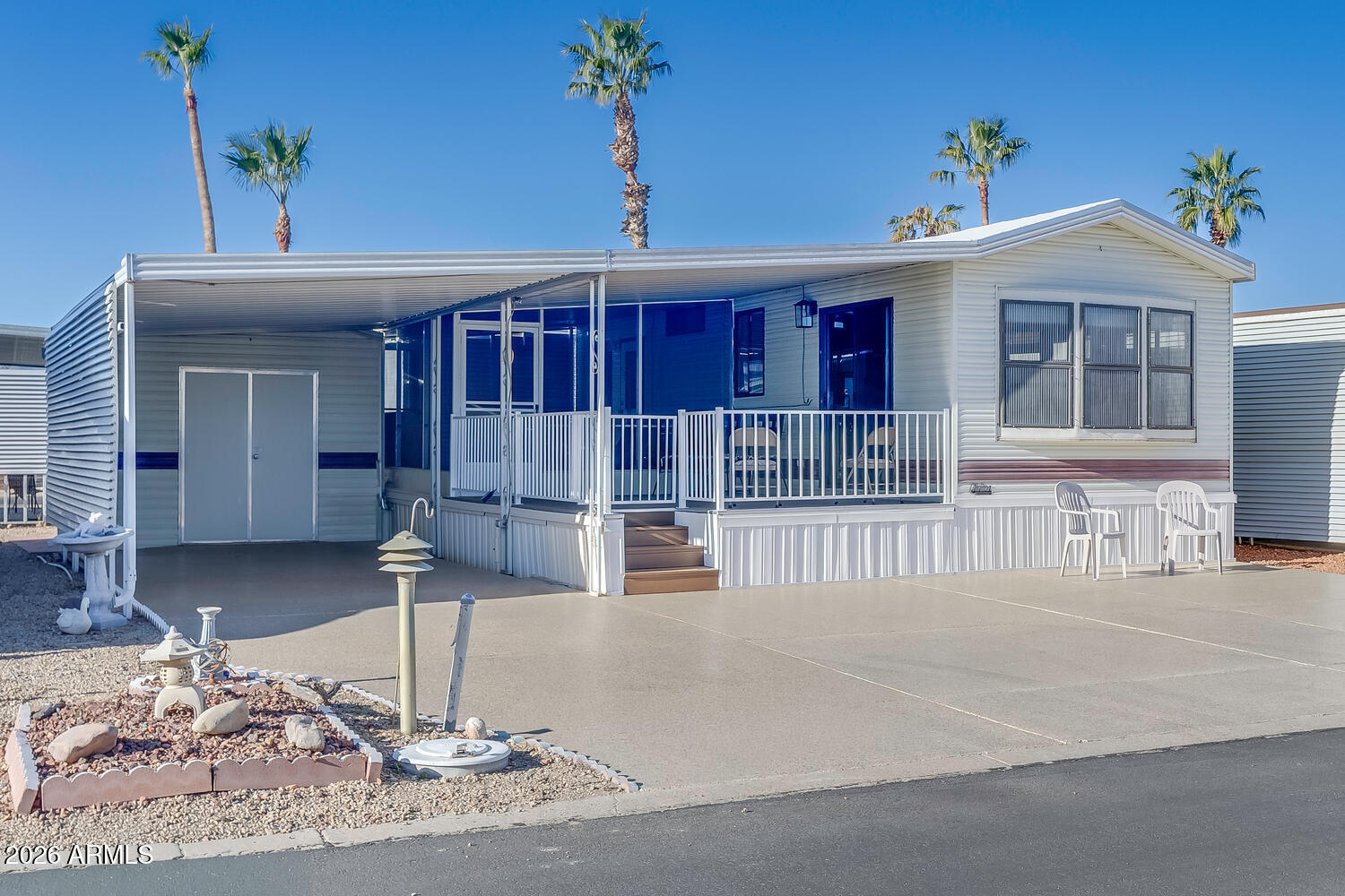 a front view of a house with entryway