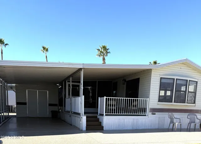 a view of a house with a porch