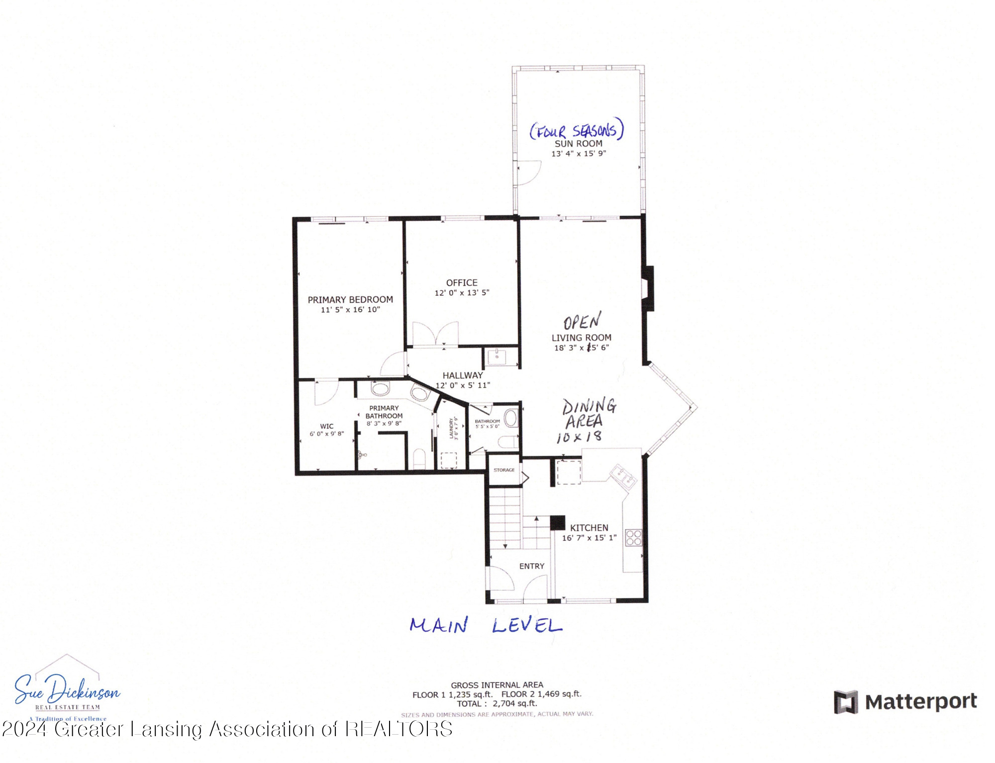 6911 Spring Tree Lane Lansing, MI 48917 - Photo 40 of 41 6911 Springtree FLOOR PLAN_000