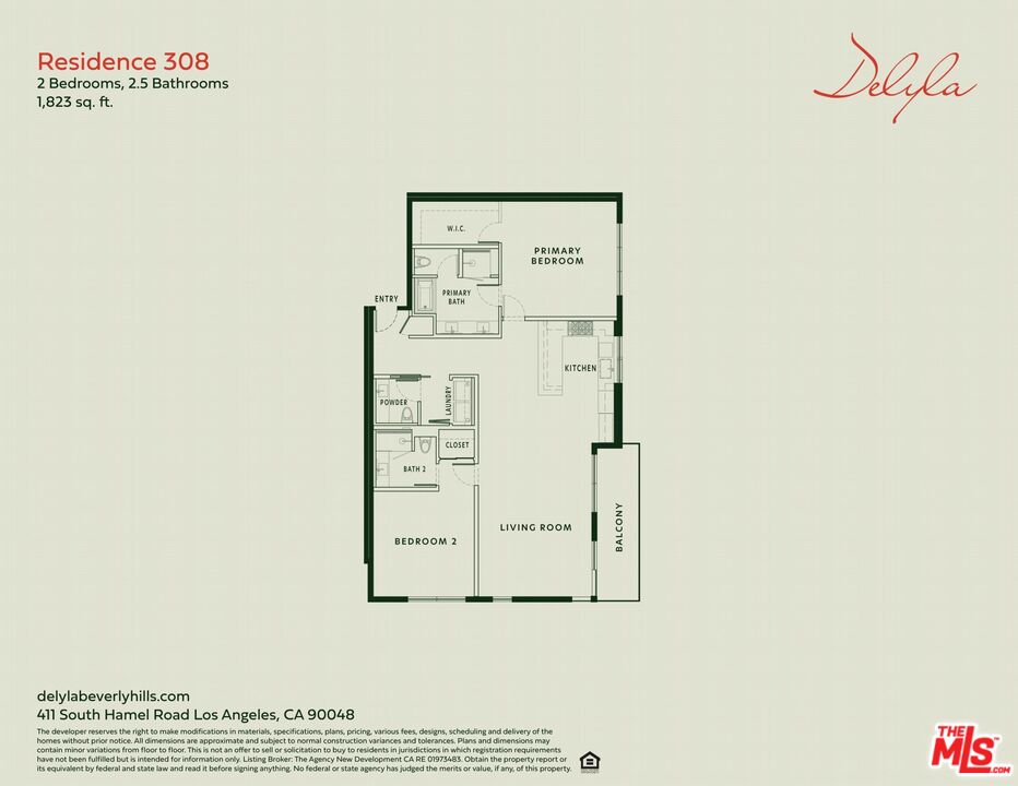 411 South Hamel Road, Unit 308 Los Angeles, CA 90048 - Photo 13 of 15 a picture of a wall with a picture of a wall