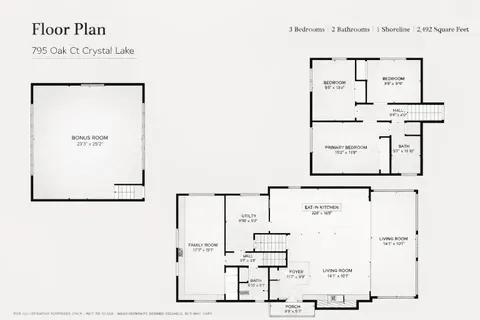 $1,050,000 | 795 Oak Court, Crystal Lake, IL 60014