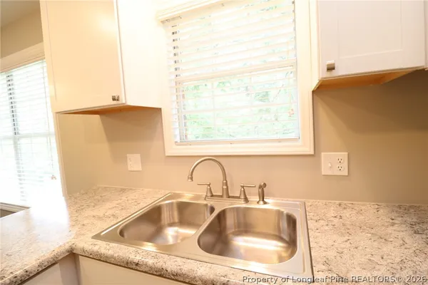 a close view of sink and tap
