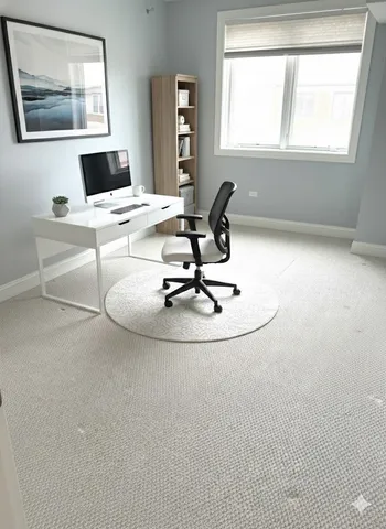 a front view of a building