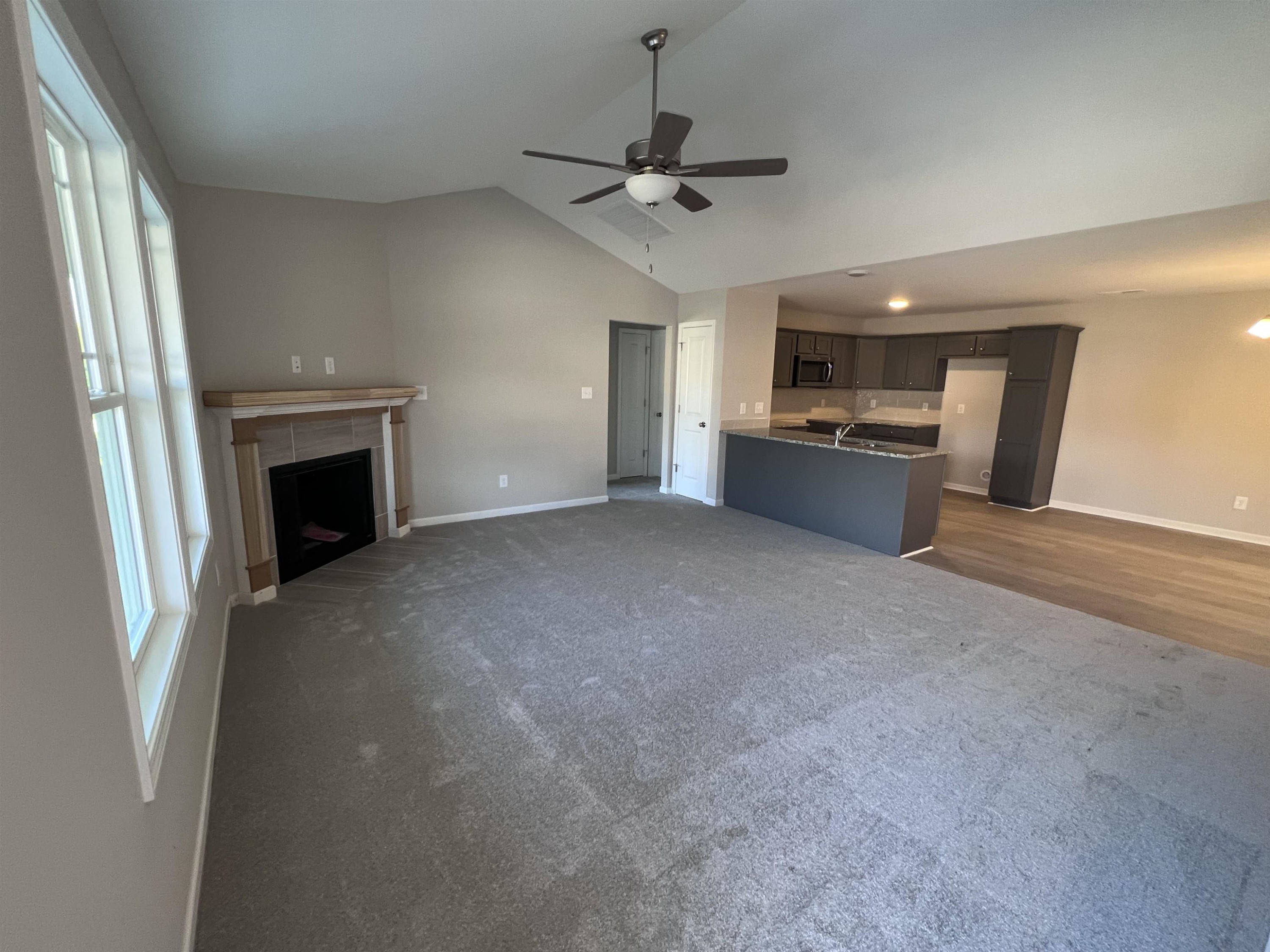 346 Touchdown Way Benson, NC 27504 - Photo 5 of 16 a view of a livingroom with a fireplace