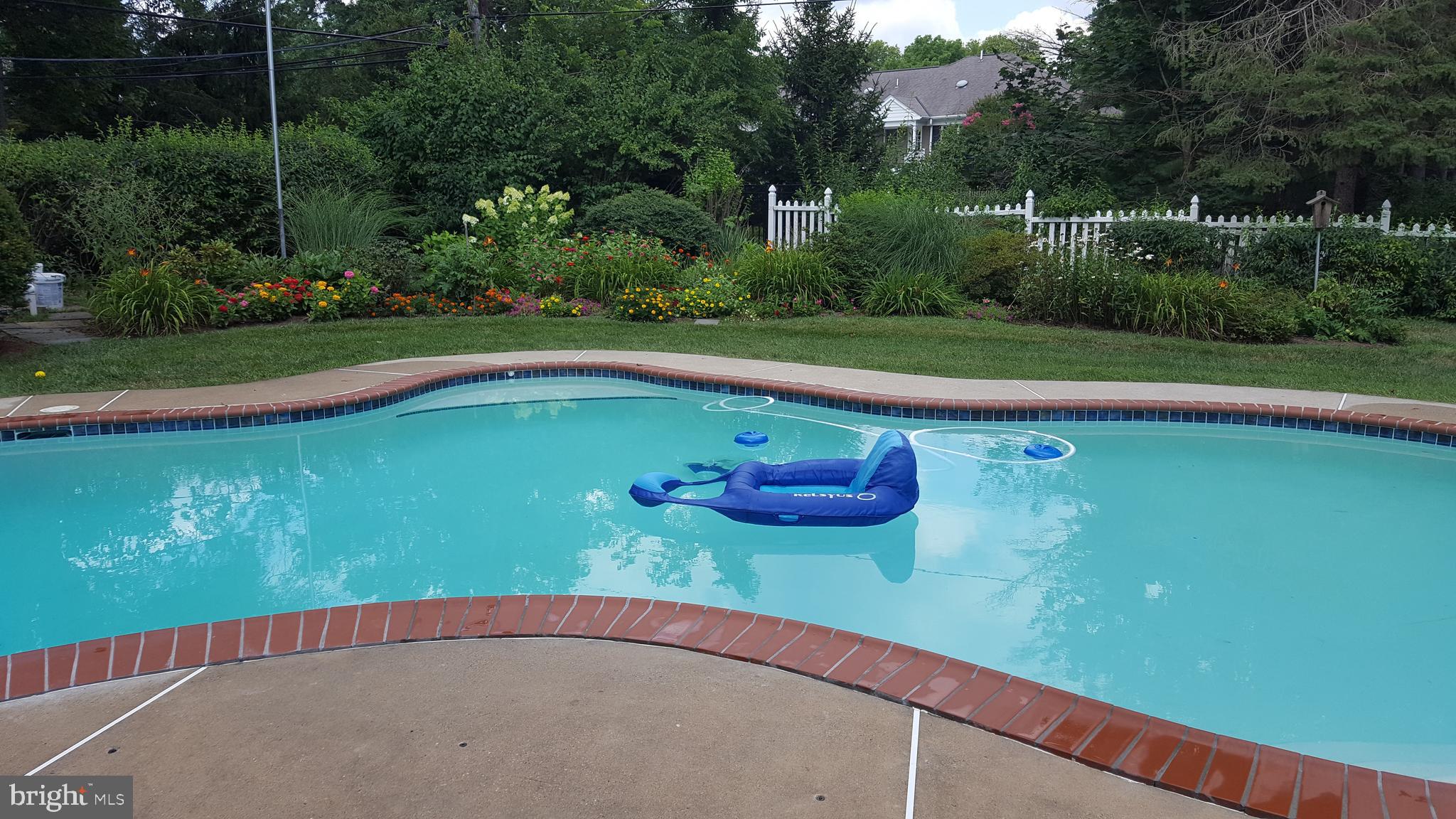 1329 Sugartown Road Berwyn, PA 19312 - Photo 34 of 34 Backyard Pool in Summer
