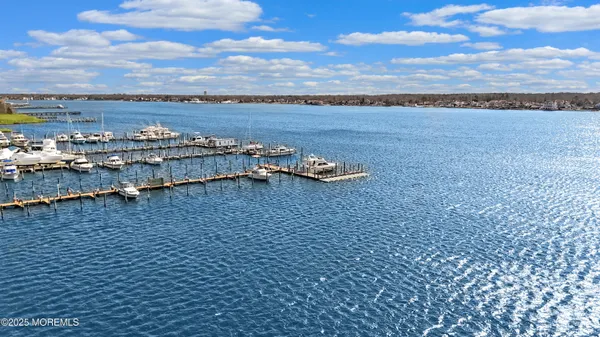 a view of an ocean and beach