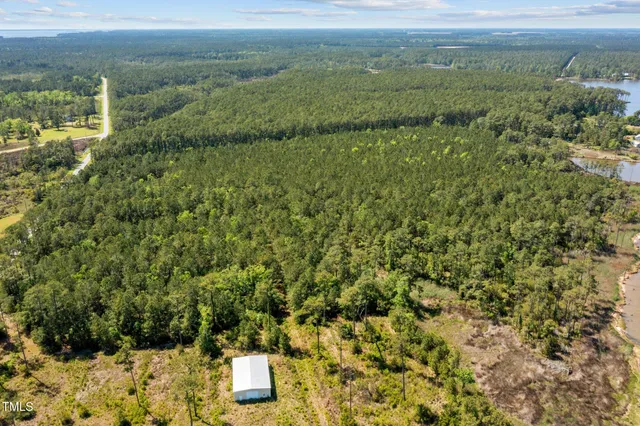 a view of a yard with an outdoor space
