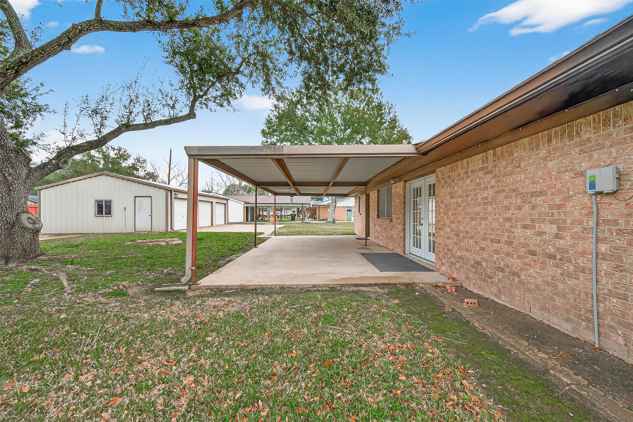 9525 Gene Street Needville, TX 77461 - Photo 47 of 48 a view of an house with backyard and garden