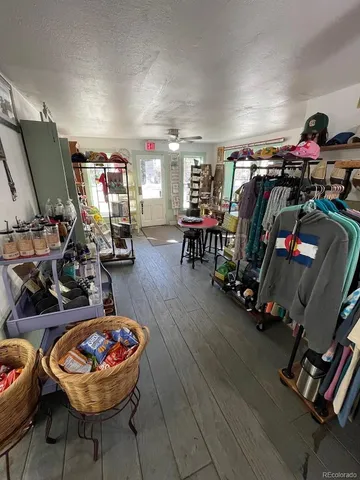 a room with lots of gym equipment