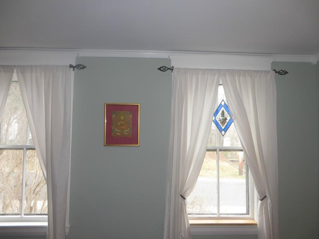 Living room windows facing South....