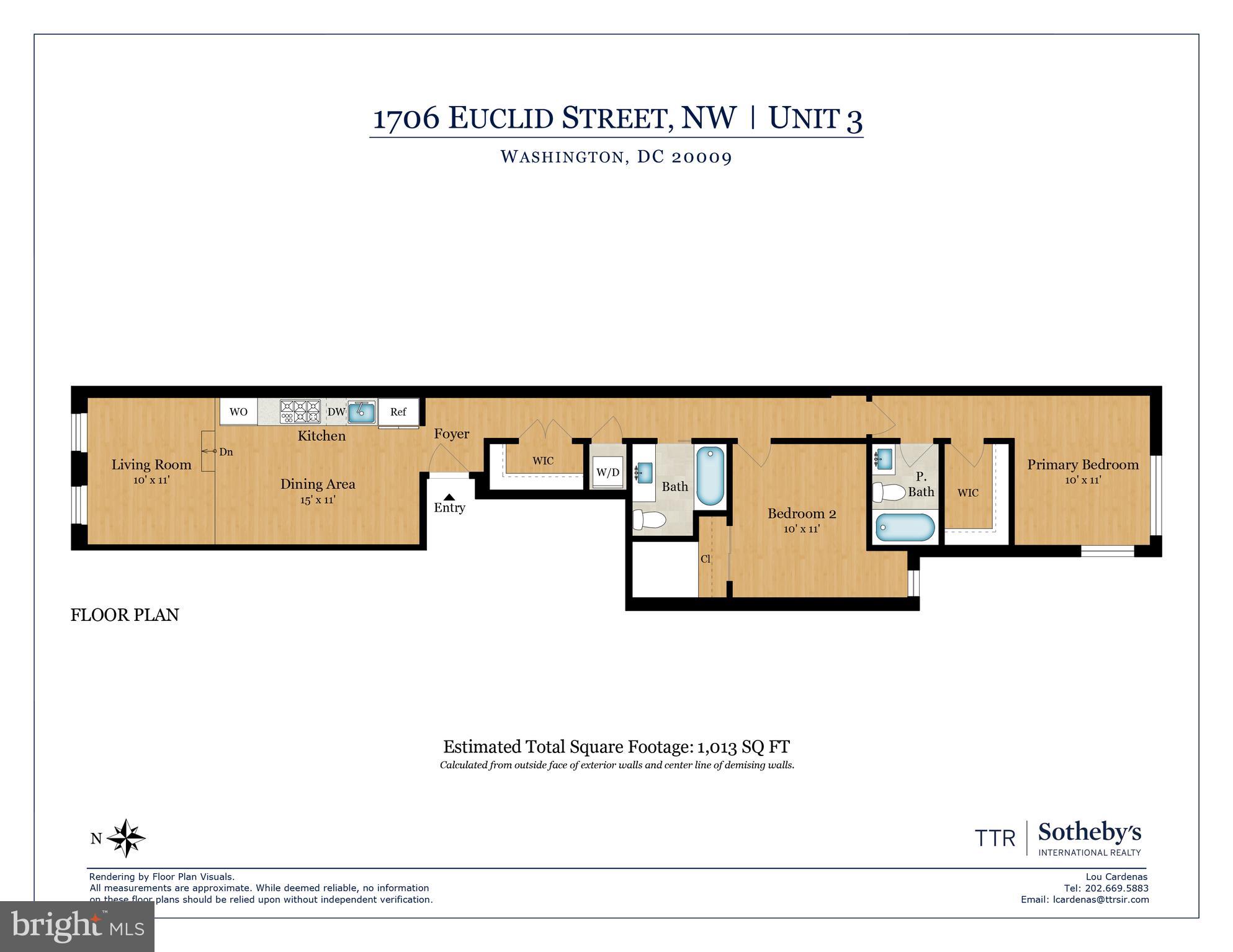 1706 Euclid Street Northwest, Unit 3 Washington, DC 20009 - Photo 2 of 6