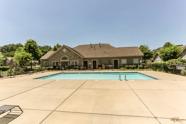 a house view with a outdoor space