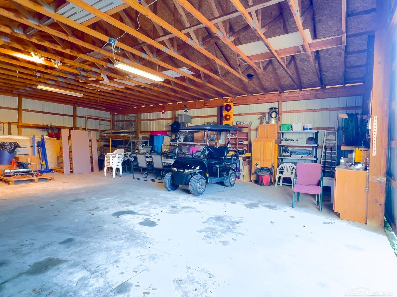 1049 Radov Road Gladwin, MI 48624 - Photo 34 of 40 Inside pole barn