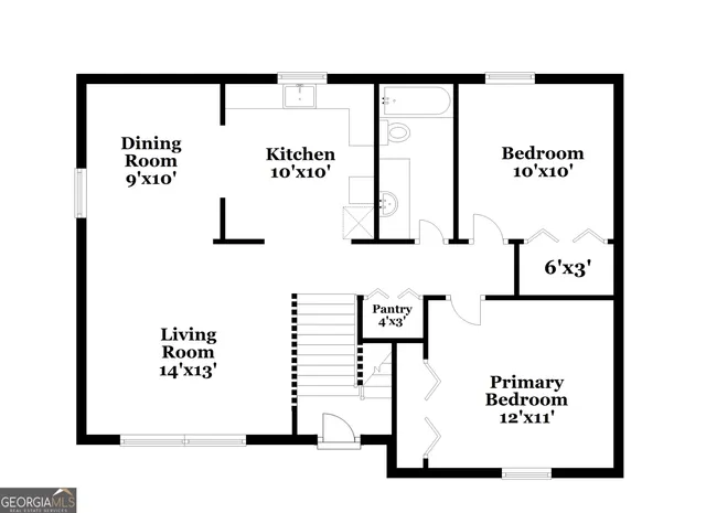 a picture of a building and a street