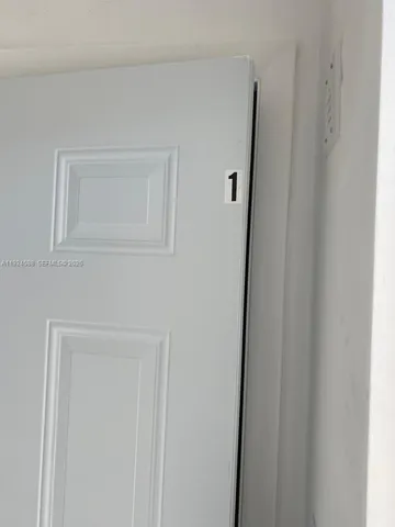 a view of a closet area