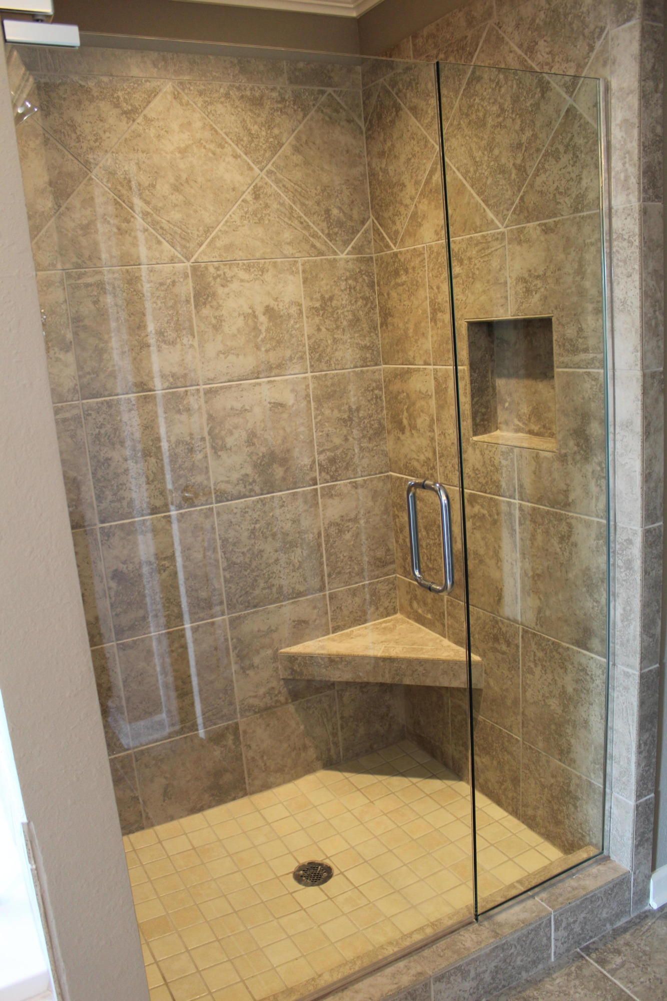 1765 Timber Creek Road Northeast Cleveland, TN 37323 - Photo 30 of 43 Master Shower with Corner Bench