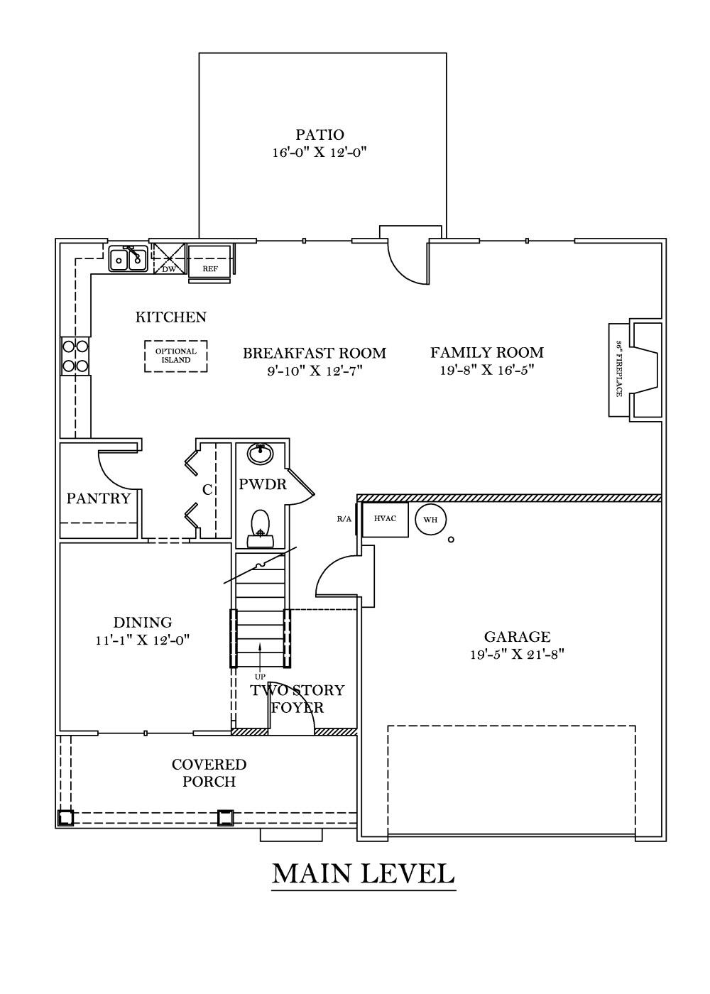 1765 Timber Creek Road Northeast Cleveland, TN 37323 - Photo 42 of 43 Main Level Floorplan