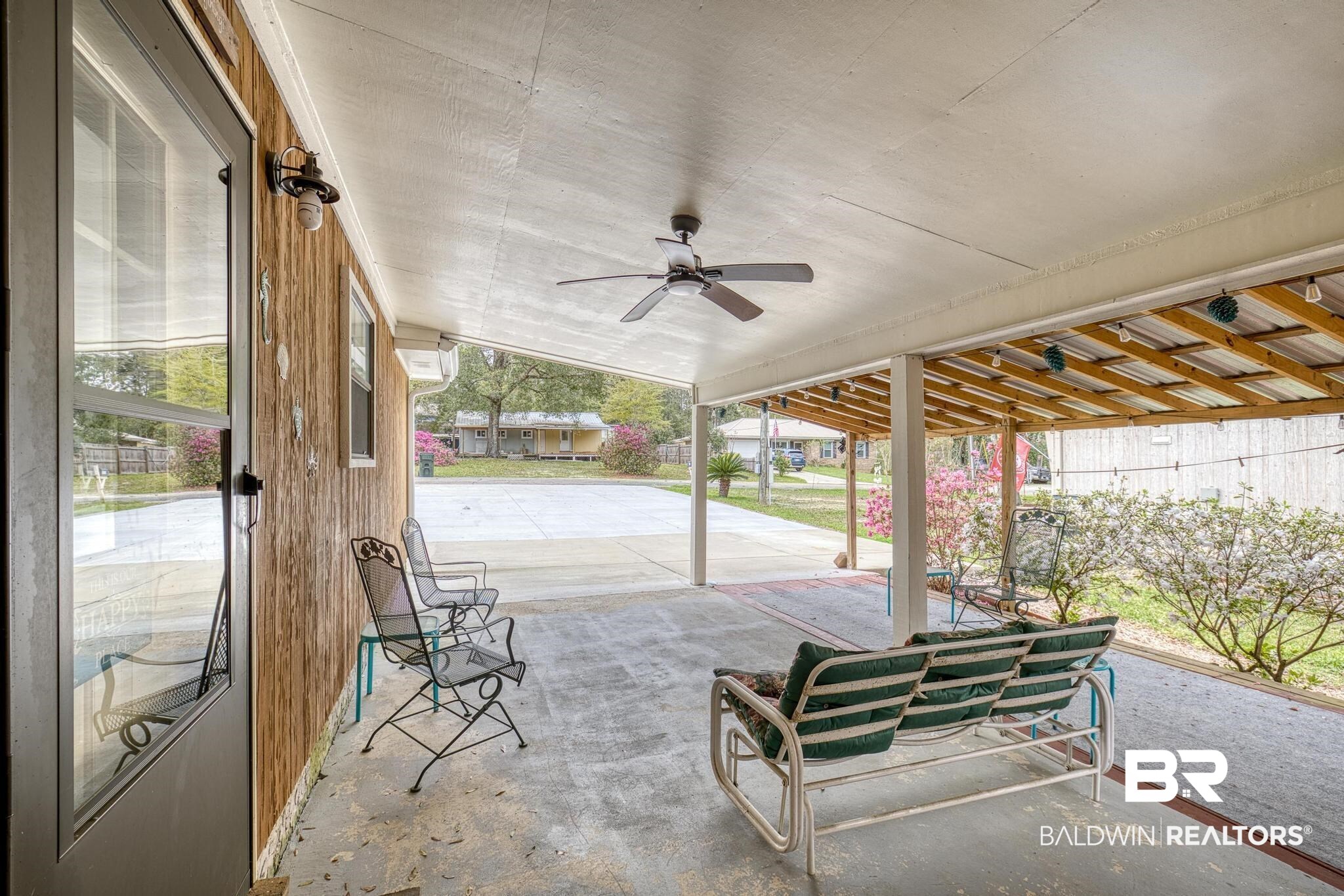 1437 Rio Circle Lillian, AL 36549 - Photo 2 of 46 View of patio featuring a ceiling fan