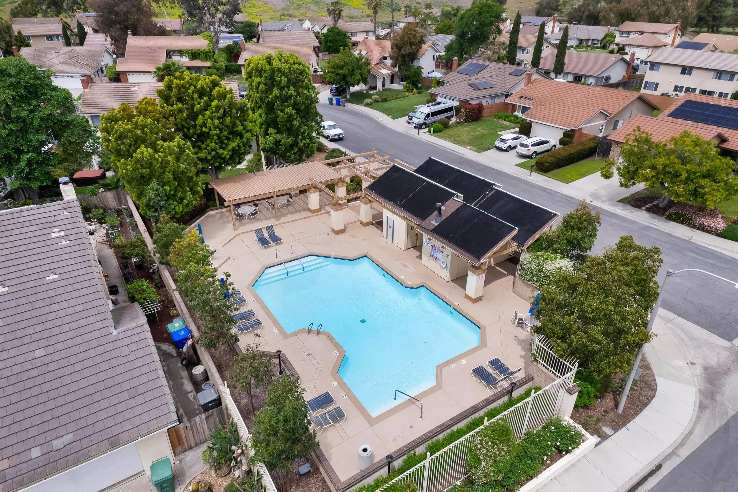 4436 Point Vicente Oceanside, CA 92058 - Photo 23 of 23 an aerial view of a house with a yard