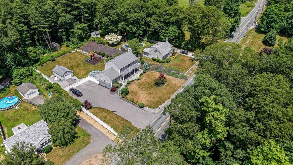 489 Main Street Acushnet, MA 02743 - Photo 3 of 37 an aerial view of a house with yard swimming pool and outdoor seating