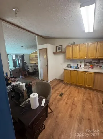 a living room with a couch and a table